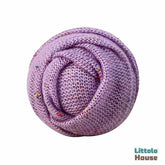 Baby Knitted Dotted Wrap W035 | Lavander